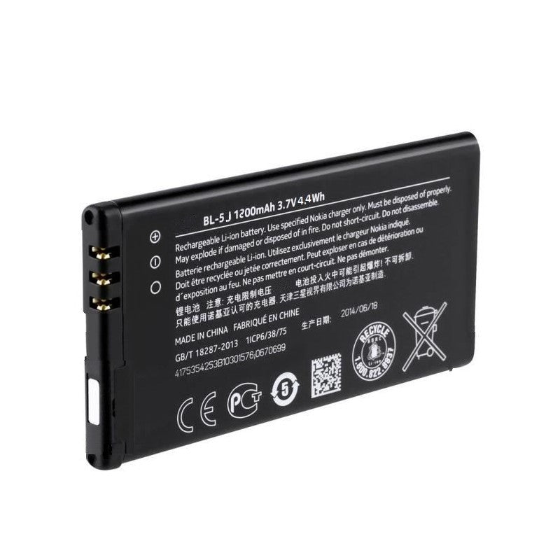 Batterie de remplacement pour Nokia Lumia 520 525 530 C3 5228/30 Asha 200 X1 X6, BL-5J Batterie de remplacement pour Nokia Lumia 520 525 530 C3 5228/30 Asha 200 X1 X6, BL-5J